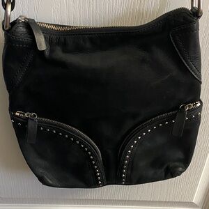 Cole Haan Black Studded Crossbody Bag